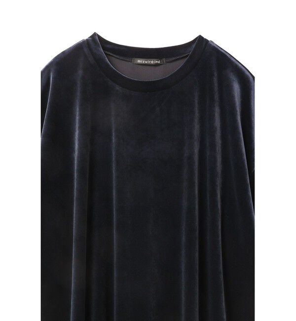 mizuiro ind「mizuiro ind ベロアワイドT」|Tシャツ・カットソー|