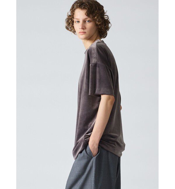 mizuiro ind「mizuiro ind ベロアワイドT」|Tシャツ・カットソー|