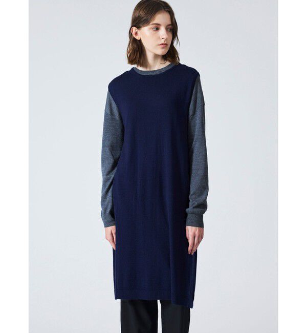 mizuiro ind「mizuiro ind ハイゲージロングスリットベスト」|ベスト・ジレ|