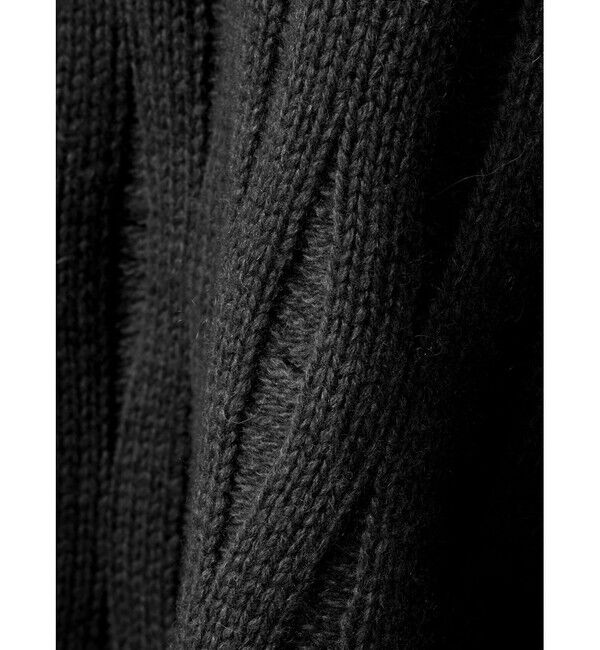 mizuiro ind「mizuiro ind パターン編みショートベスト」|ベスト・ジレ|