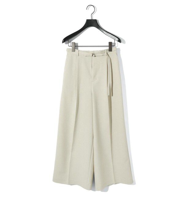 MIDIUMISOLID「MIDIUMISOLID for Ladies ストレートワイドパンツ」|その他|ベージュ