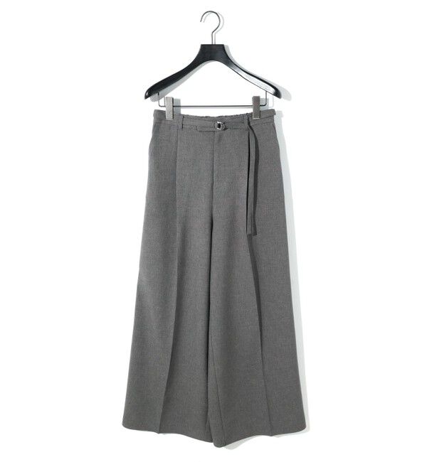 MIDIUMISOLID「MIDIUMISOLID for Ladies ストレートワイドパンツ」|その他|グレー