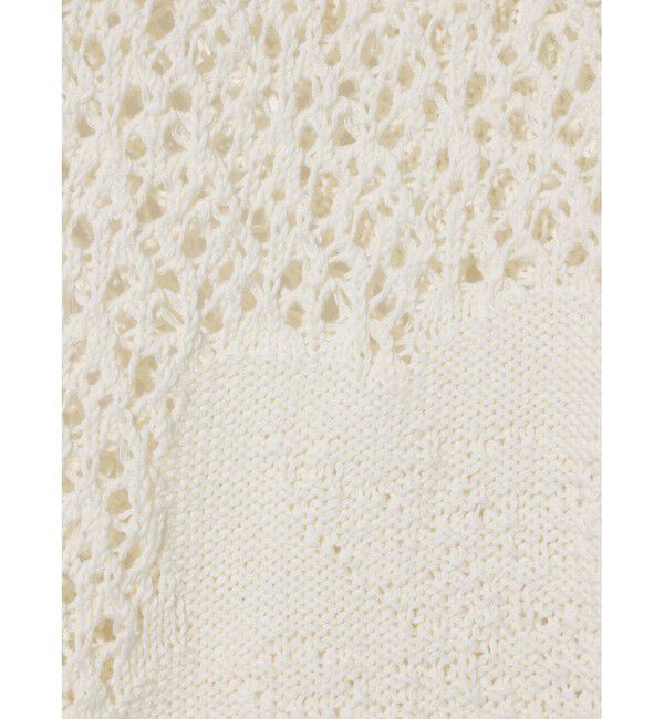 MIDIUMISOLID「MIDIUMISOLID for Ladies レースリブベスト」|ベスト・ジレ|