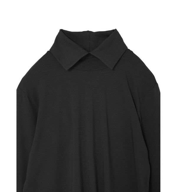 mizuiro ind「mizuiro ind シャツカラーハイネックプルオーバー」|Tシャツ・カットソー|