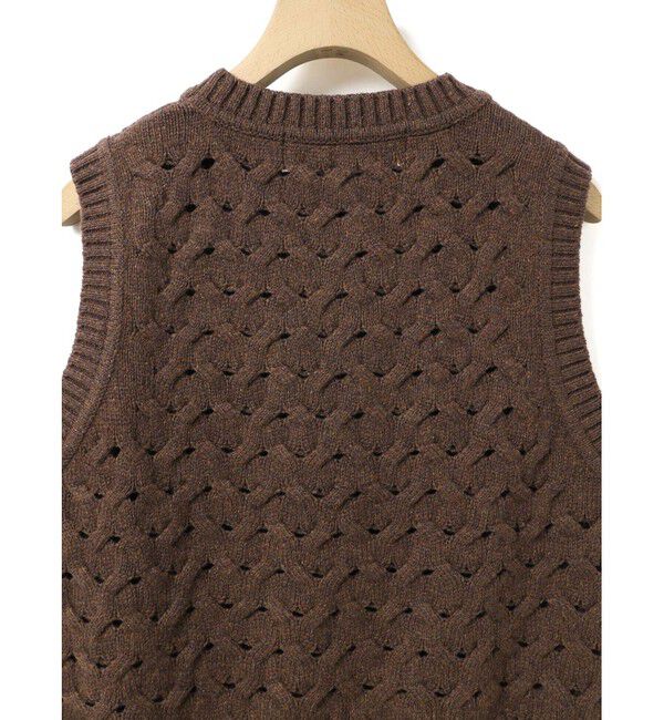 MidiUmi「MidiUmi ショート編みパターンベスト」|ベスト・ジレ|