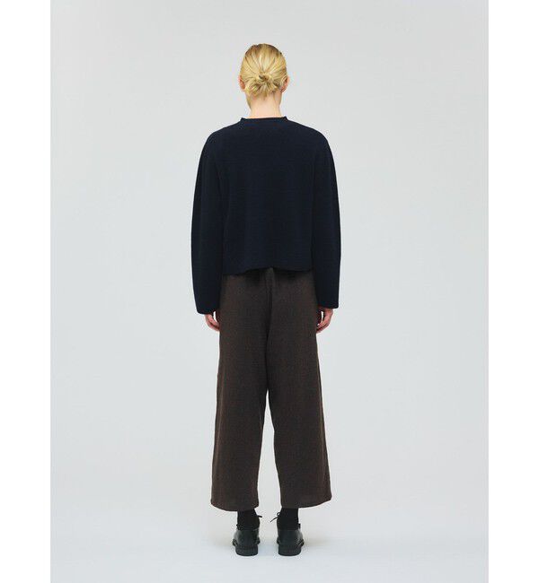 mizuiro ind「mizuiro ind ウールブレンドイージーパンツ」|その他|