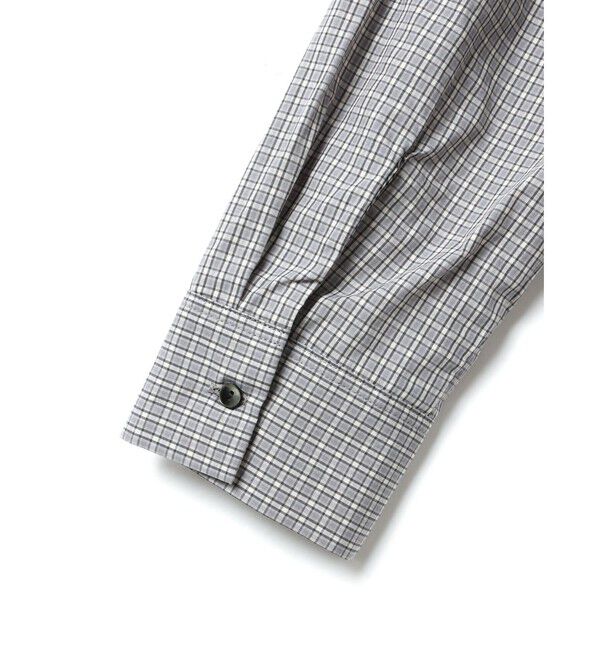 mizuiro ind「mizuiro ind チェックリボンタイシャツ」|シャツ・ブラウス|