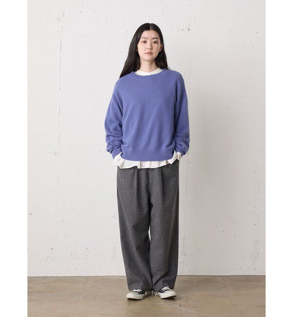 MidiUmi「MidiUmi C/Wバックギャザーシャツ」|シャツ・ブラウス|