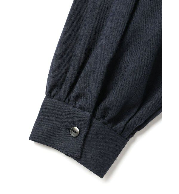 MidiUmi「MidiUmi C/Wバックギャザーシャツ」|シャツ・ブラウス|