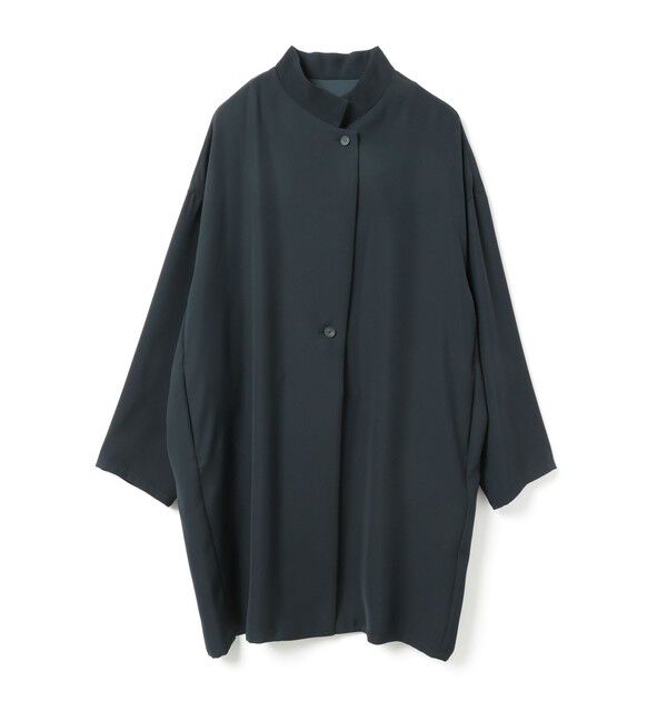 mizuiro ind「mizuiro ind スタンドカラーワイドジャケット」|その他|ネイビー
