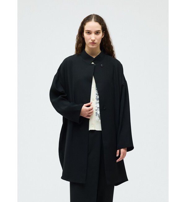 mizuiro ind「mizuiro ind スタンドカラーワイドジャケット」|その他|