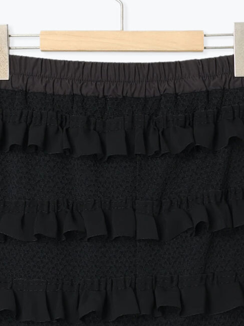 Samansa Mos2「オーバーレースフリルナロースカート」|スカート|