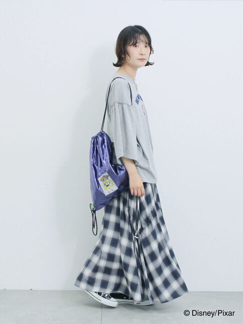 Samansa Mos2 blue「トイ・ストーリー/袖フレアTシャツ」|Tシャツ・カットソー|