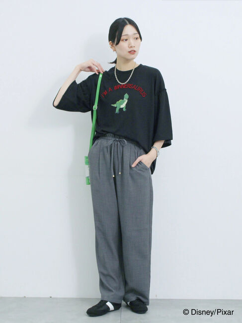 Samansa Mos2 blue「トイ・ストーリー/袖フレアTシャツ」|Tシャツ・カットソー|