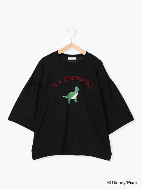 Samansa Mos2 blue「トイ・ストーリー/袖フレアTシャツ」|Tシャツ・カットソー|