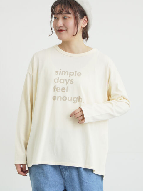 Samansa Mos2「柄アソートロゴロンT」|Tシャツ・カットソー|