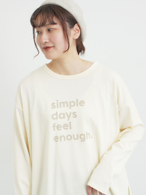 Samansa Mos2「柄アソートロゴロンT」|Tシャツ・カットソー|キナリ