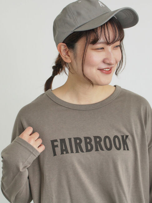 Samansa Mos2「柄アソートロゴロンT」|Tシャツ・カットソー|グレー