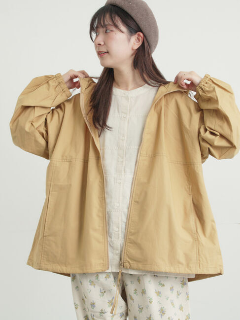 Samansa Mos2「【撥水加工】マウンテンパーカー」|ブルゾン・スタジャン|ベージュ