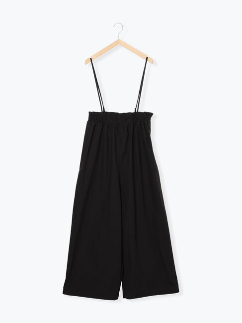 Samansa Mos2「サス付きハイウエストパンツ」|その他|ブラック