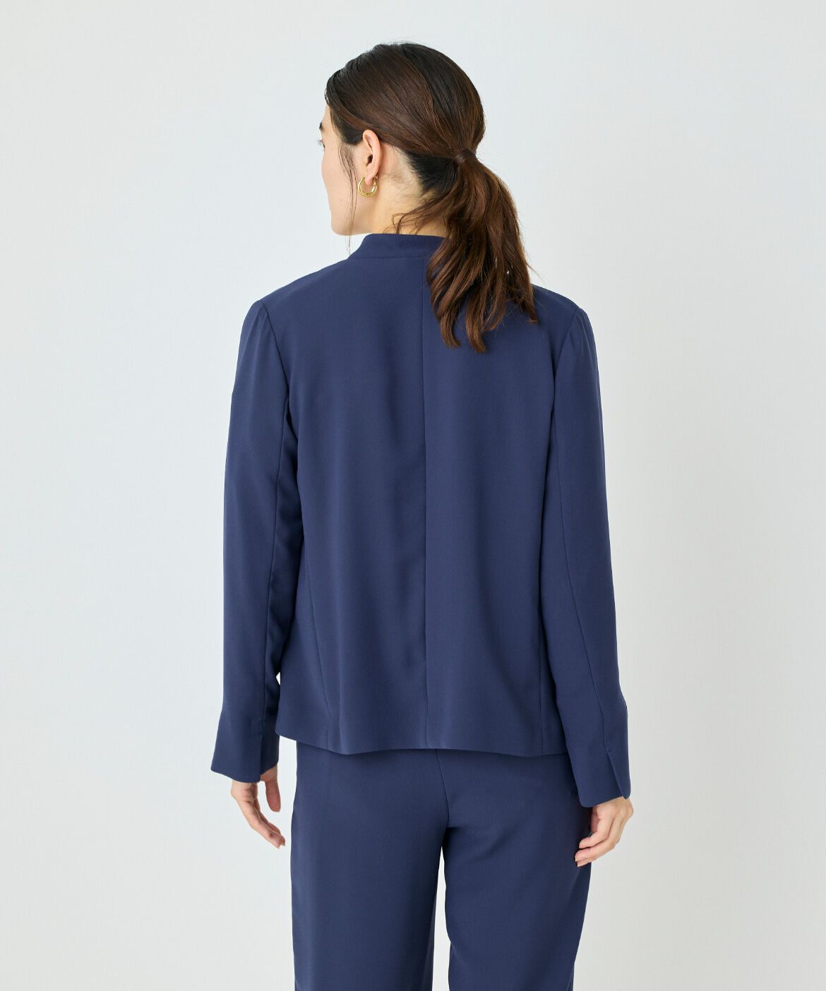 DAY by DAY it&rsquo;s international「バックサテンノーカラージャケット」|ノーカラージャケット|