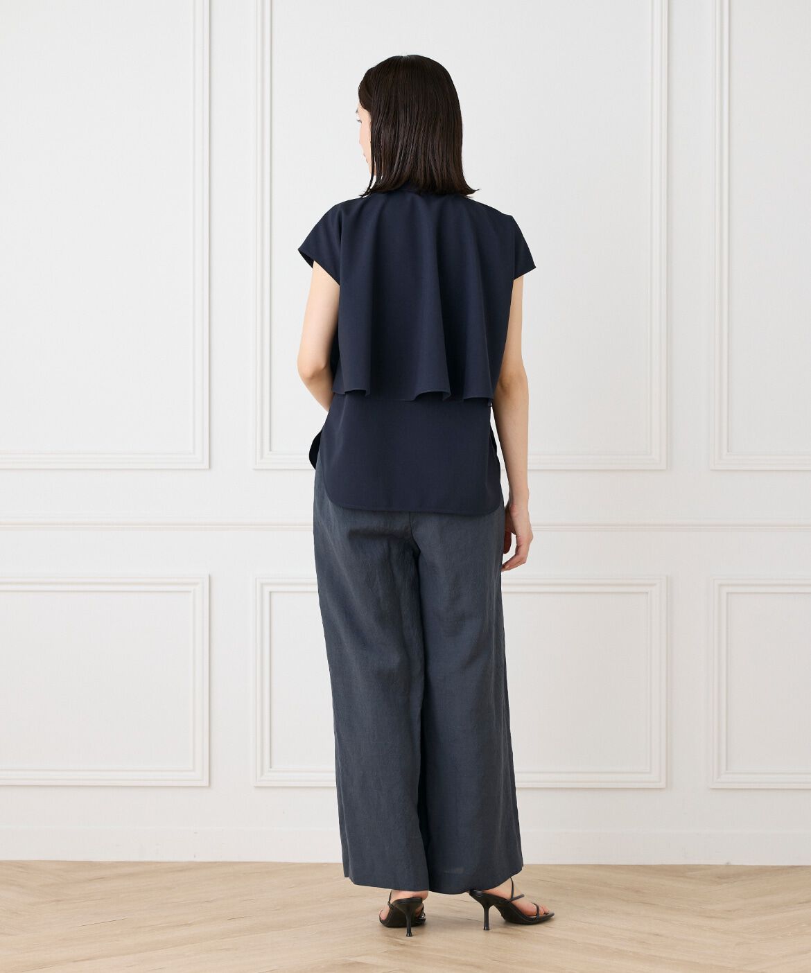 DAY by DAY it&rsquo;s international「テンセルリネンセミワイドパンツ」|スラックス|