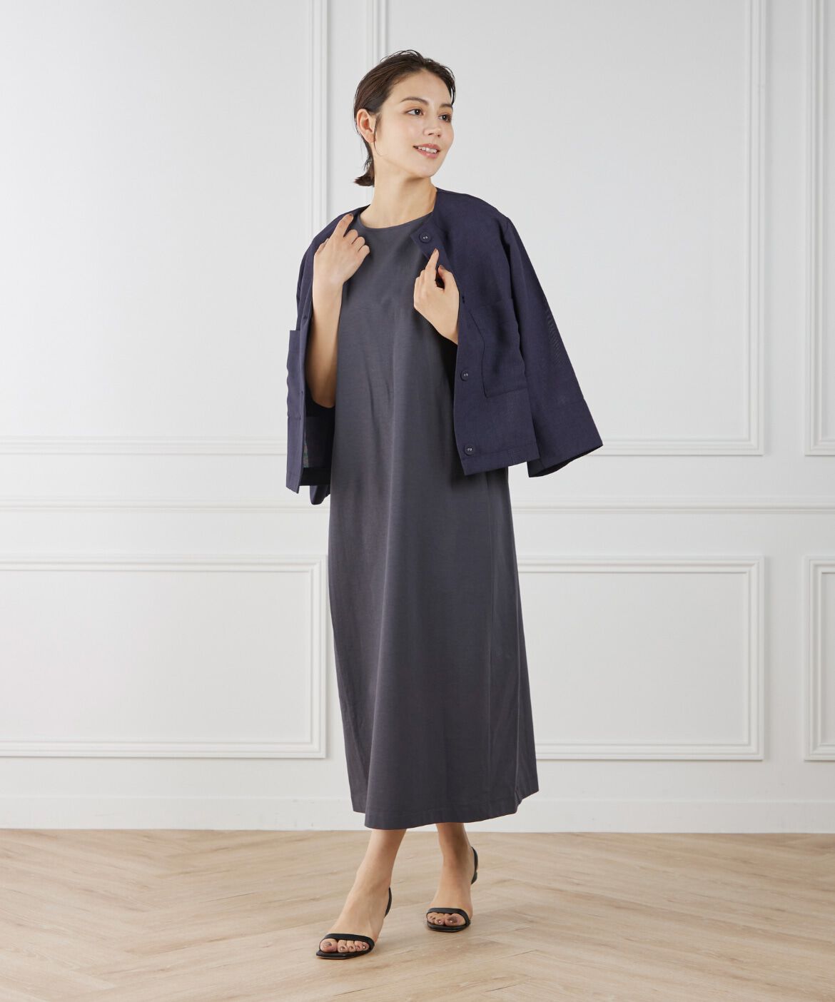 7-IDconcept.「ショルダータックワンピース」|ワンピース|