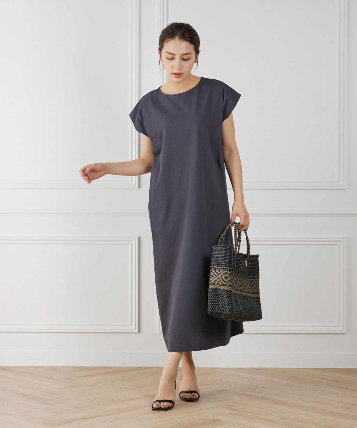 7-IDconcept.「ショルダータックワンピース」|ワンピース|