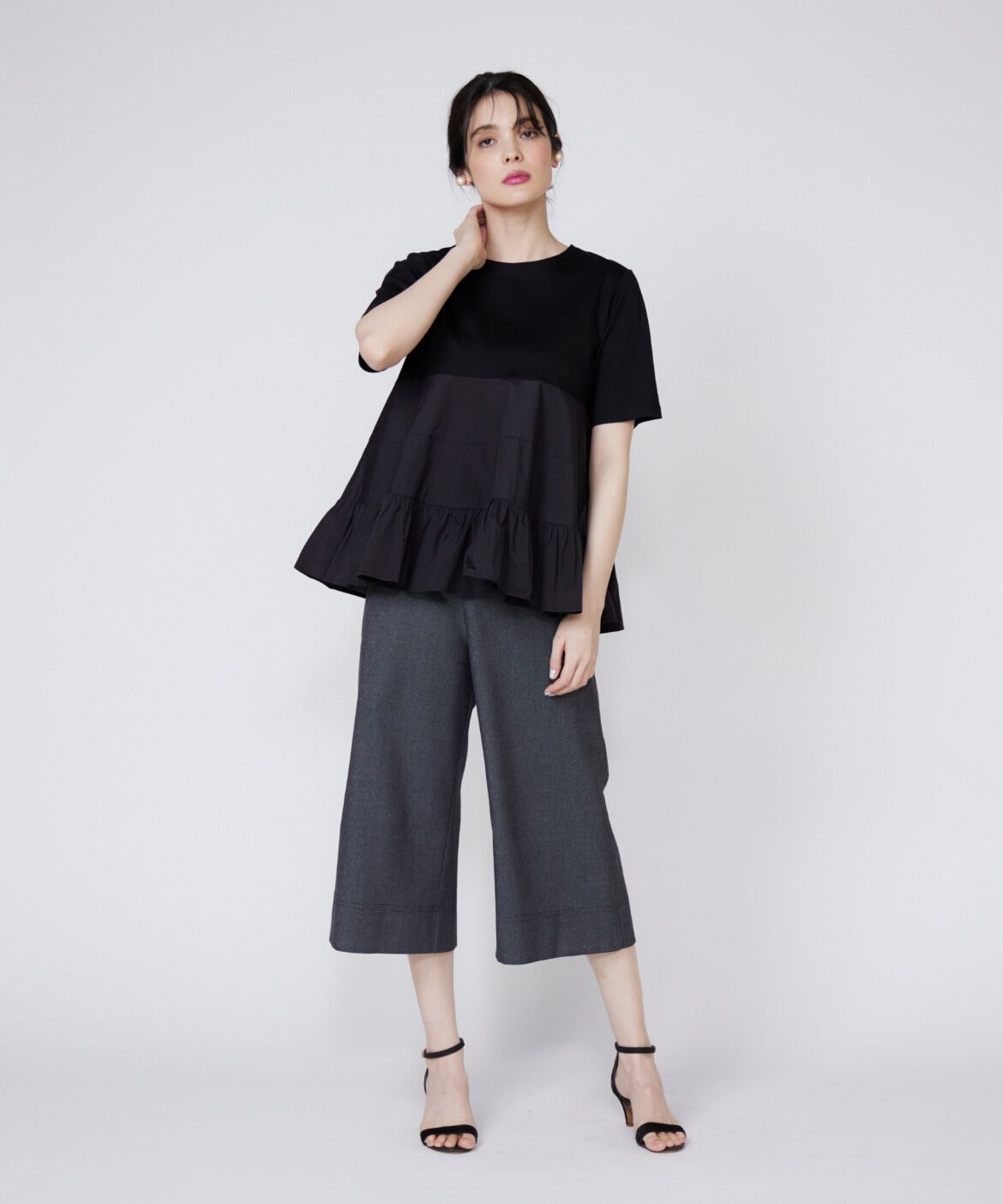 Maglie le cassetto「ティアードドッキングカットソー」|Tシャツ・カットソー|