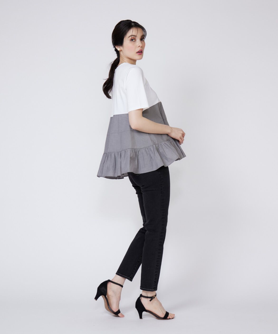 Maglie le cassetto「ティアードドッキングカットソー」|Tシャツ・カットソー|