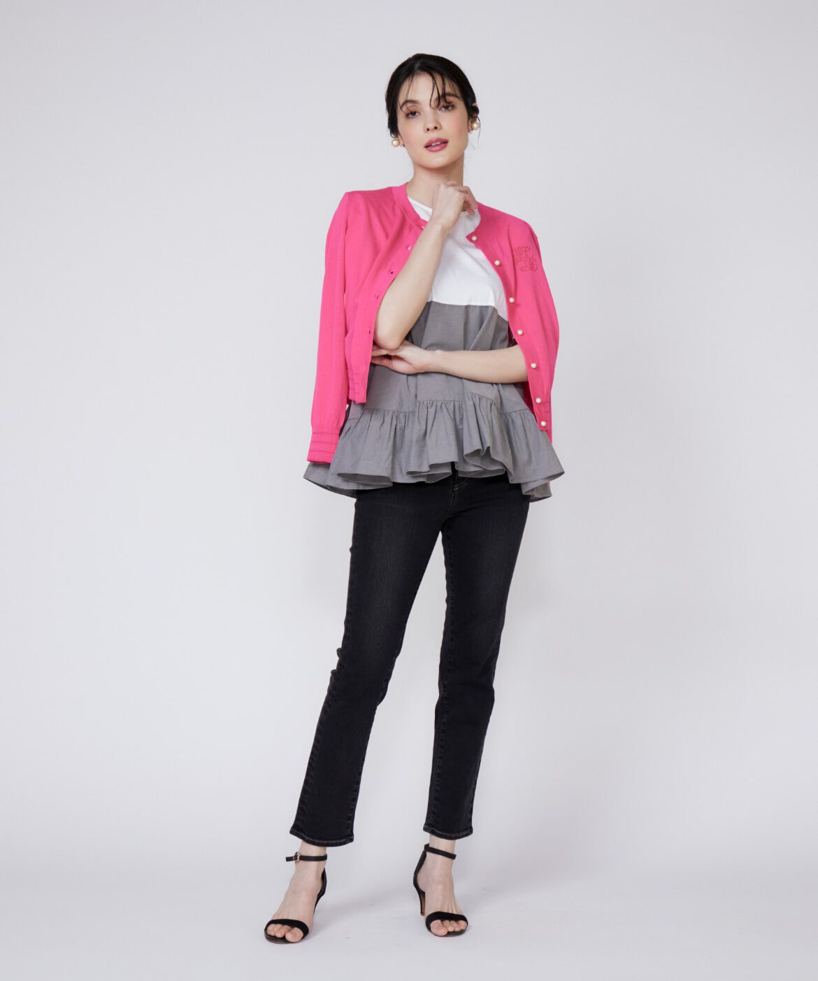 Maglie le cassetto「ティアードドッキングカットソー」|Tシャツ・カットソー|