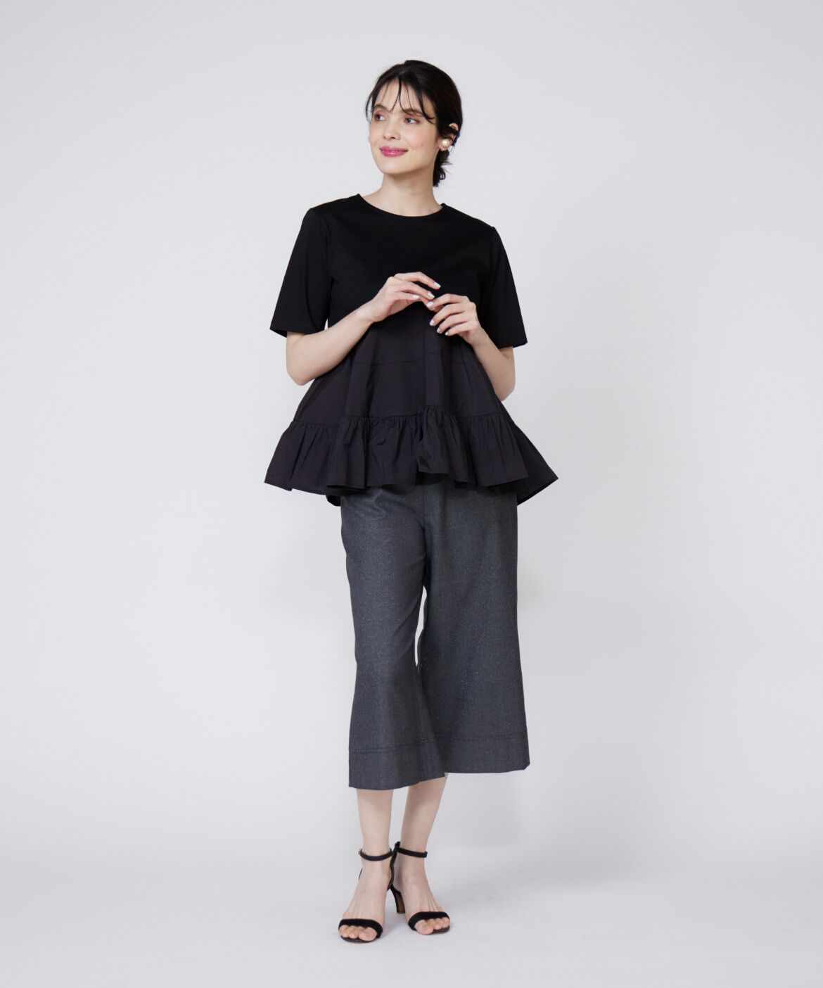 Maglie le cassetto「ティアードドッキングカットソー」|Tシャツ・カットソー|