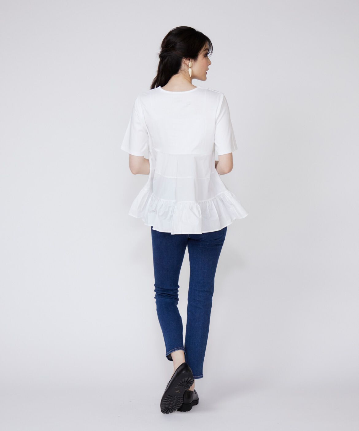 Maglie le cassetto「ティアードドッキングカットソー」|Tシャツ・カットソー|