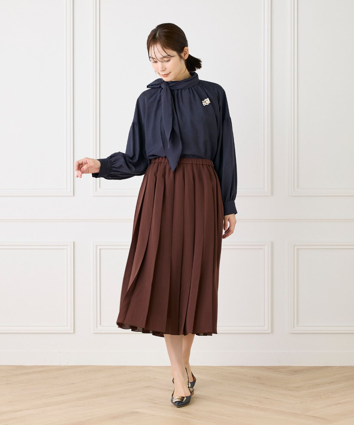 Le Souk「プリーツスカート」|スカート|