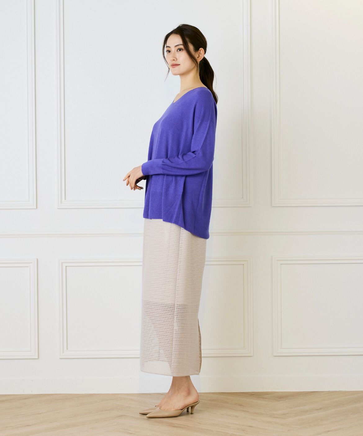 DAY by DAY it&rsquo;s international「AラインVネックプルオーバー《Cuoo》」|ニット・セーター|