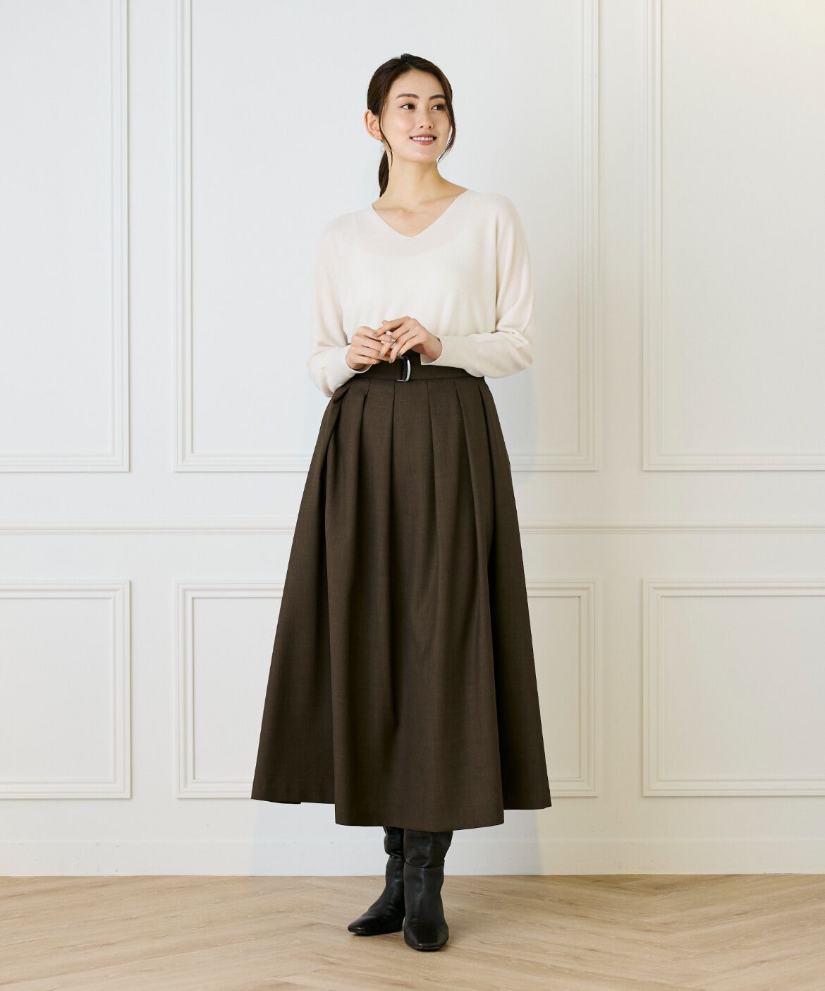 DAY by DAY it&rsquo;s international「AラインVネックプルオーバー《Cuoo》」|ニット・セーター|