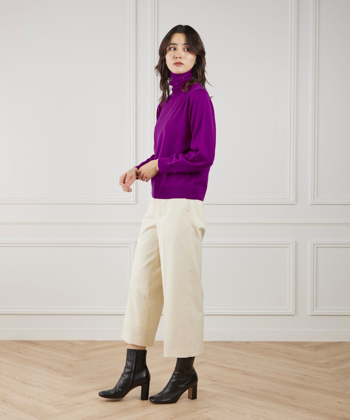 DAY by DAY it&rsquo;s international「ワイドクロップトパンツ《TRサキソニー裏起毛》」|その他|