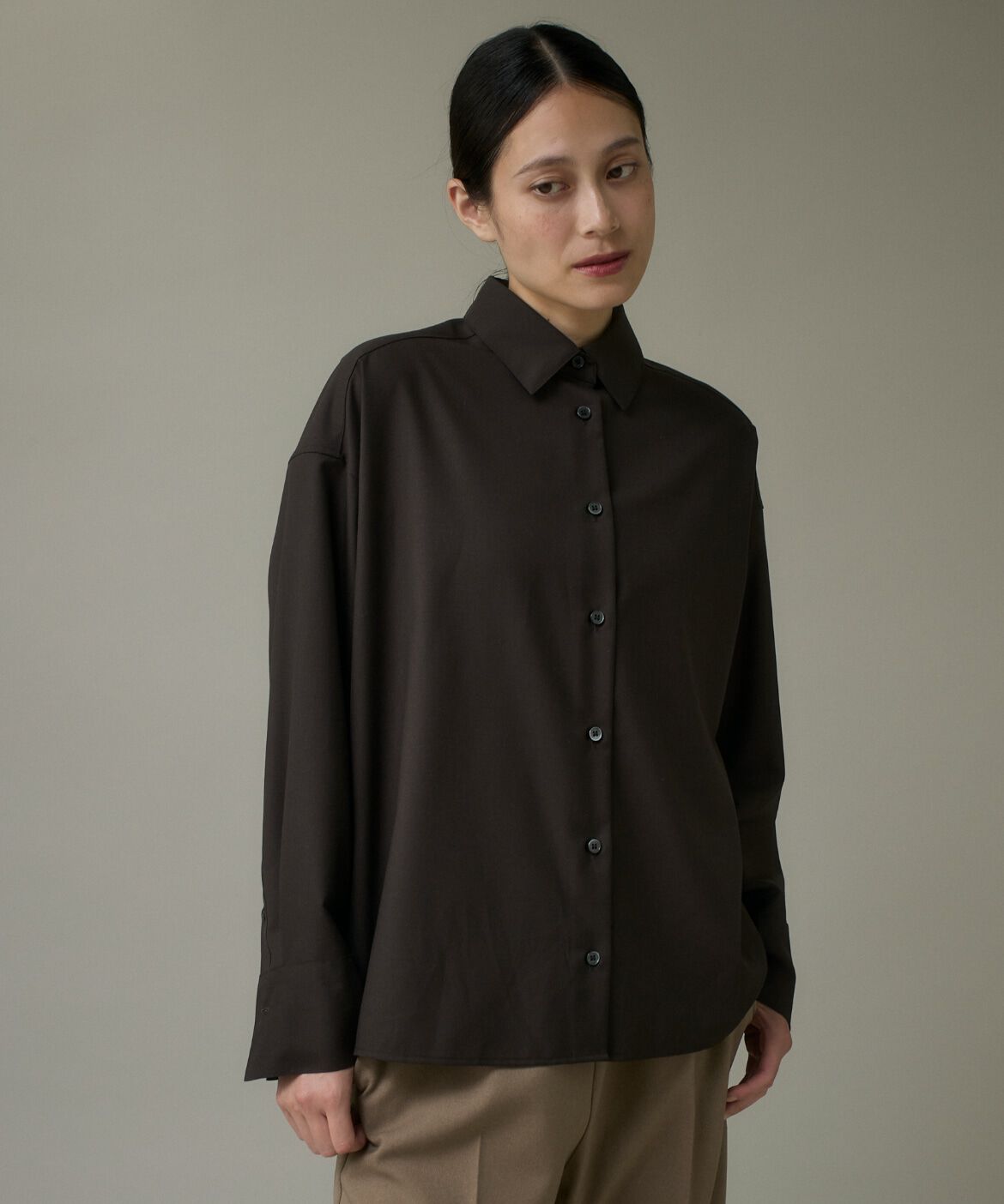 DAY by DAY it&rsquo;s international「ウールドロップシャツ《アリエスウール Super120S'》」|シャツ・ブラウス|