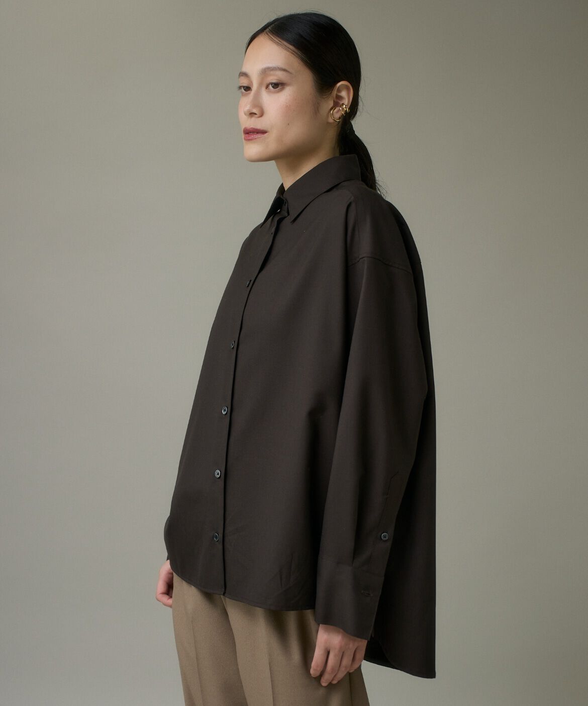 DAY by DAY it&rsquo;s international「ウールドロップシャツ《アリエスウール Super120S'》」|シャツ・ブラウス|