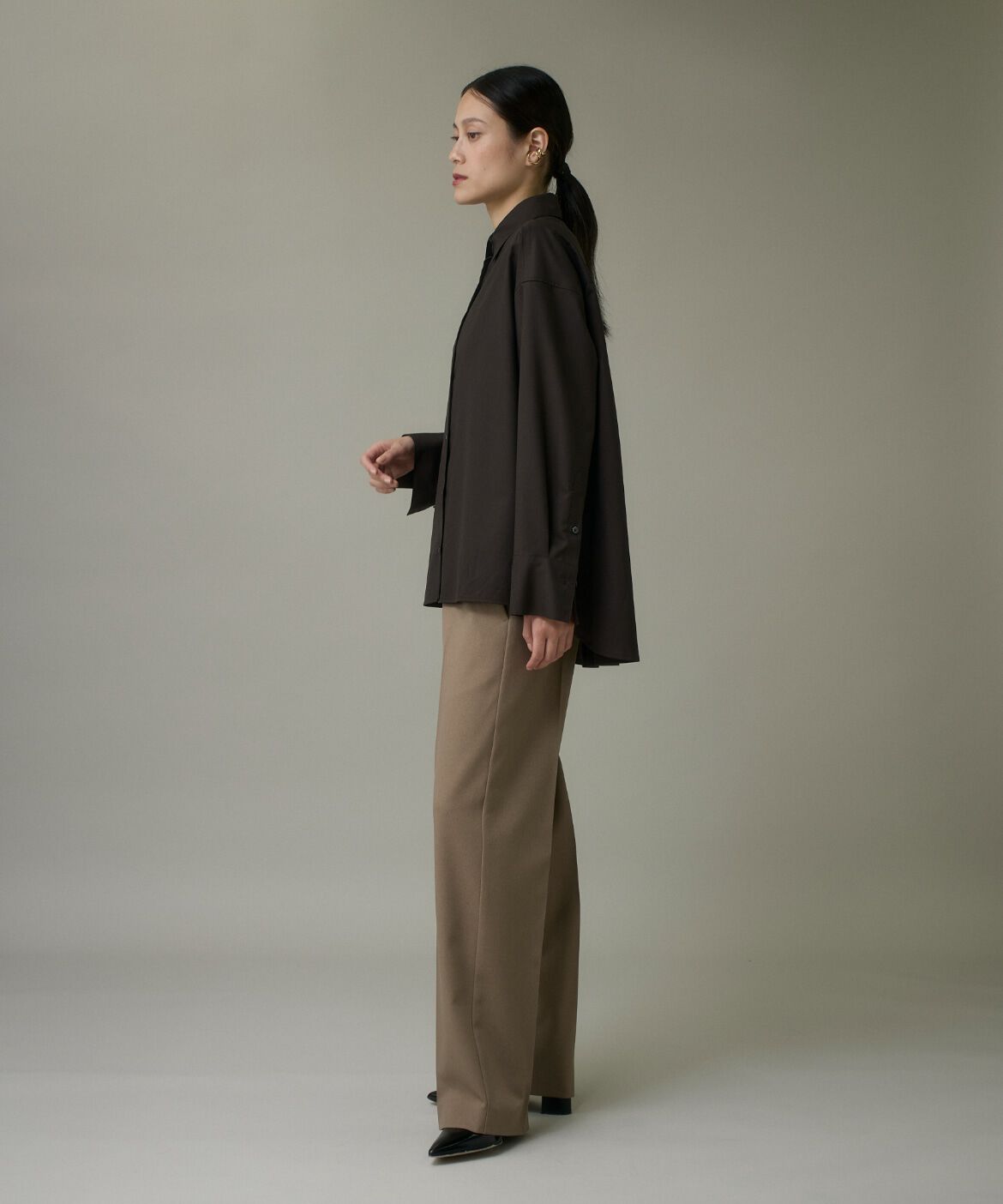 DAY by DAY it&rsquo;s international「ウールドロップシャツ《アリエスウール Super120S'》」|シャツ・ブラウス|