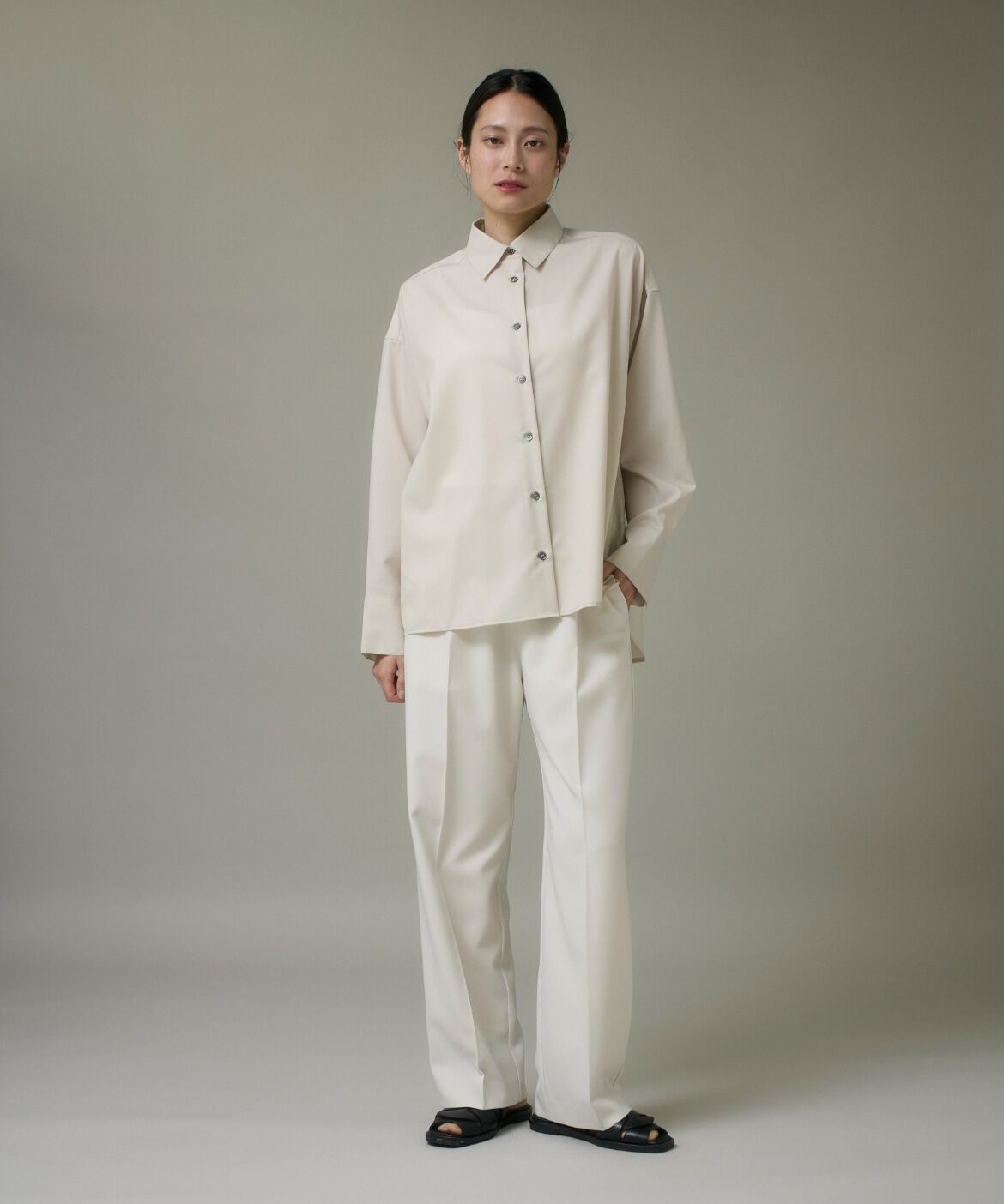 DAY by DAY it&rsquo;s international「ウールドロップシャツ《アリエスウール Super120S'》」|シャツ・ブラウス|