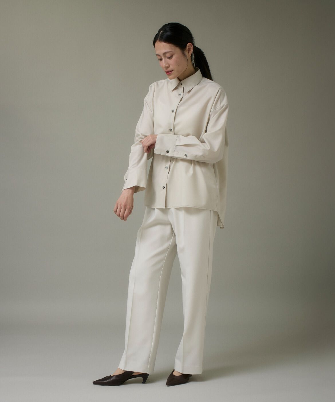 DAY by DAY it&rsquo;s international「ウールドロップシャツ《アリエスウール Super120S'》」|シャツ・ブラウス|