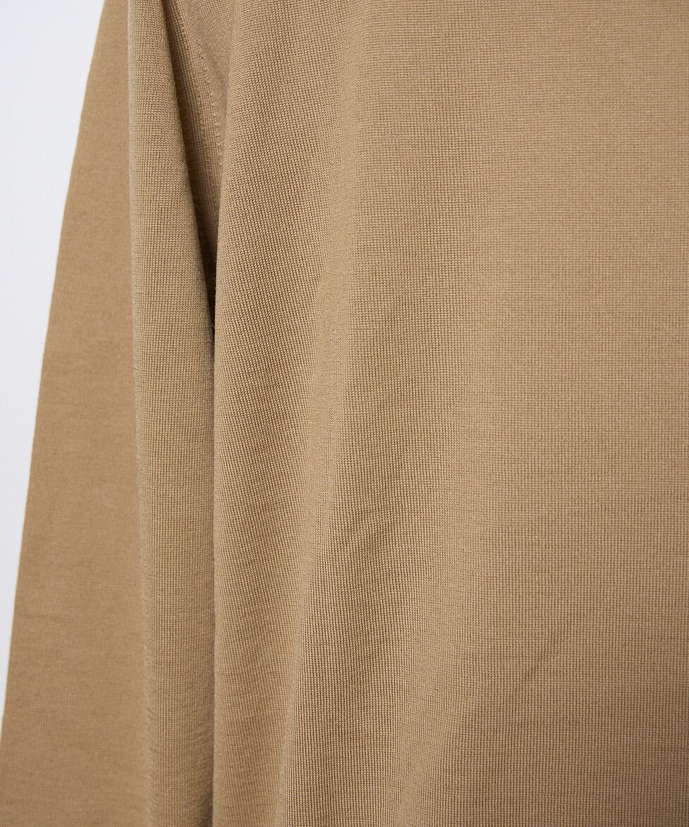 INED「FF30ゲージ Vネックニット」|ニット・セーター|