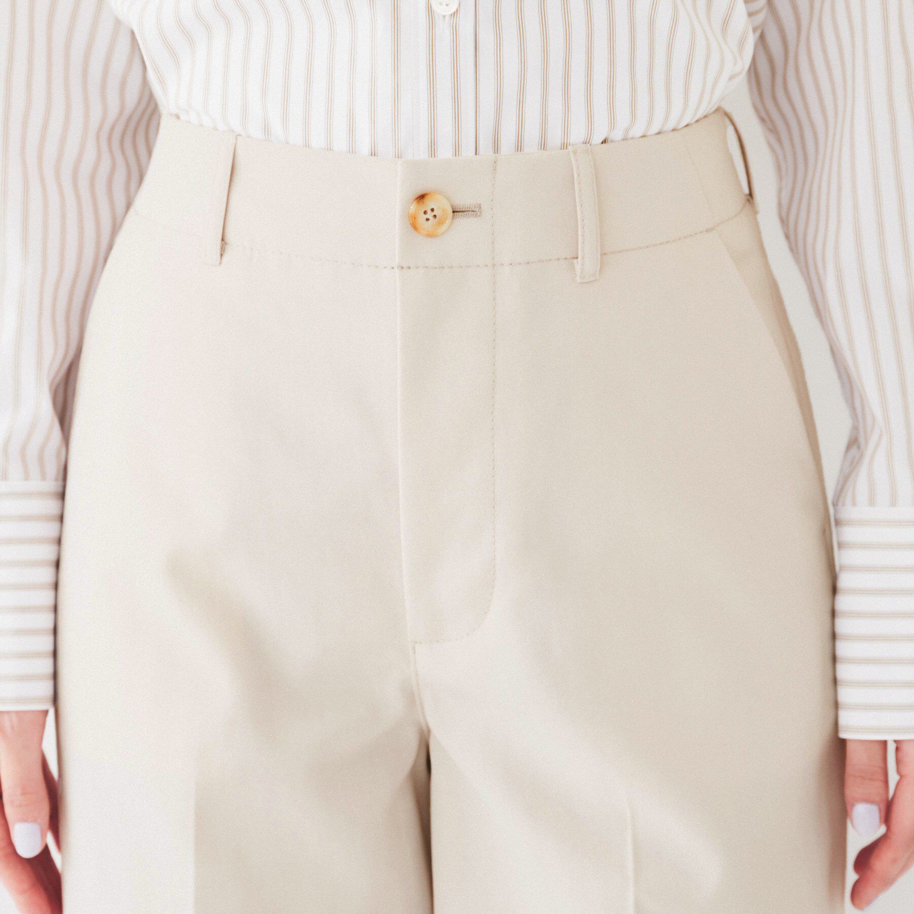 UNTITLED「コットンライク ワイドストレートパンツ」|その他|