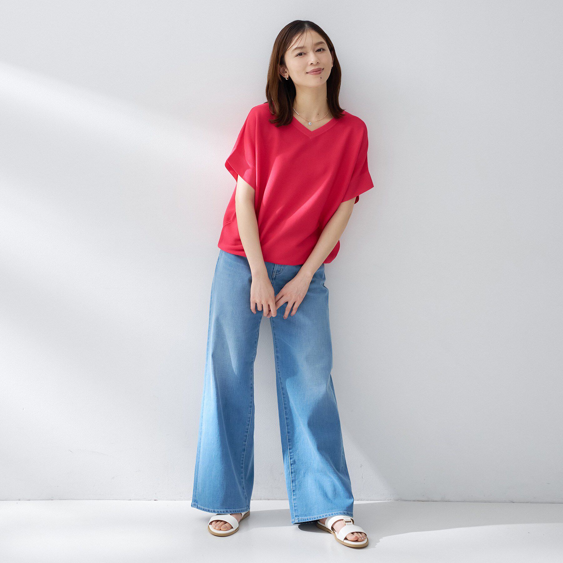 UNTITLED「前後2WAYフレンチスリーブニット」|ニット・セーター|