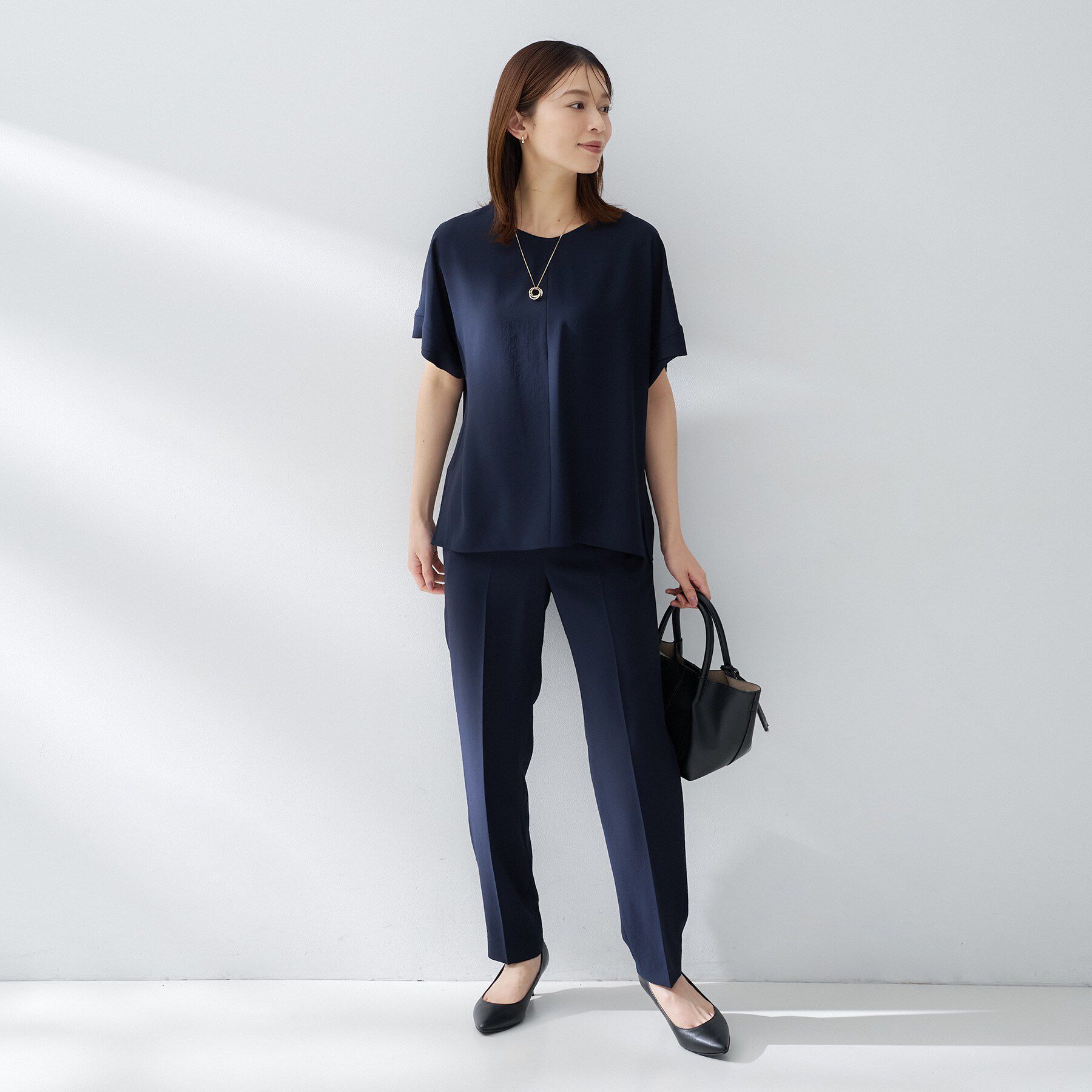 UNTITLED「【はっ水/遮熱/セットアップ可】リラクミスト テーパードパンツ」|その他|