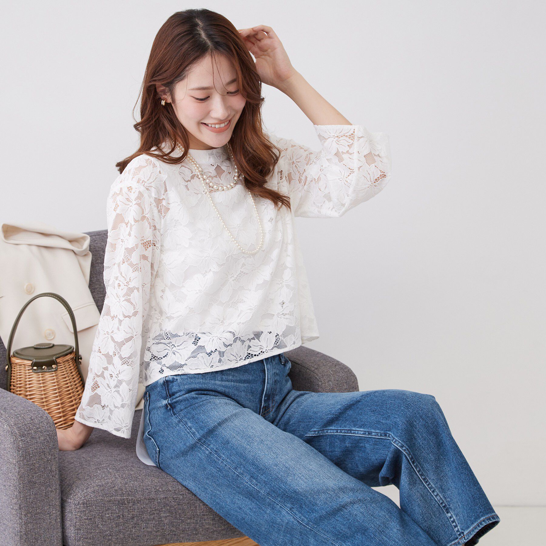 COUP DE CHANCE「Healthy Denim／ Pink Pepper Midrise（ピンクペッパー ミッドライズ）」|デニム|