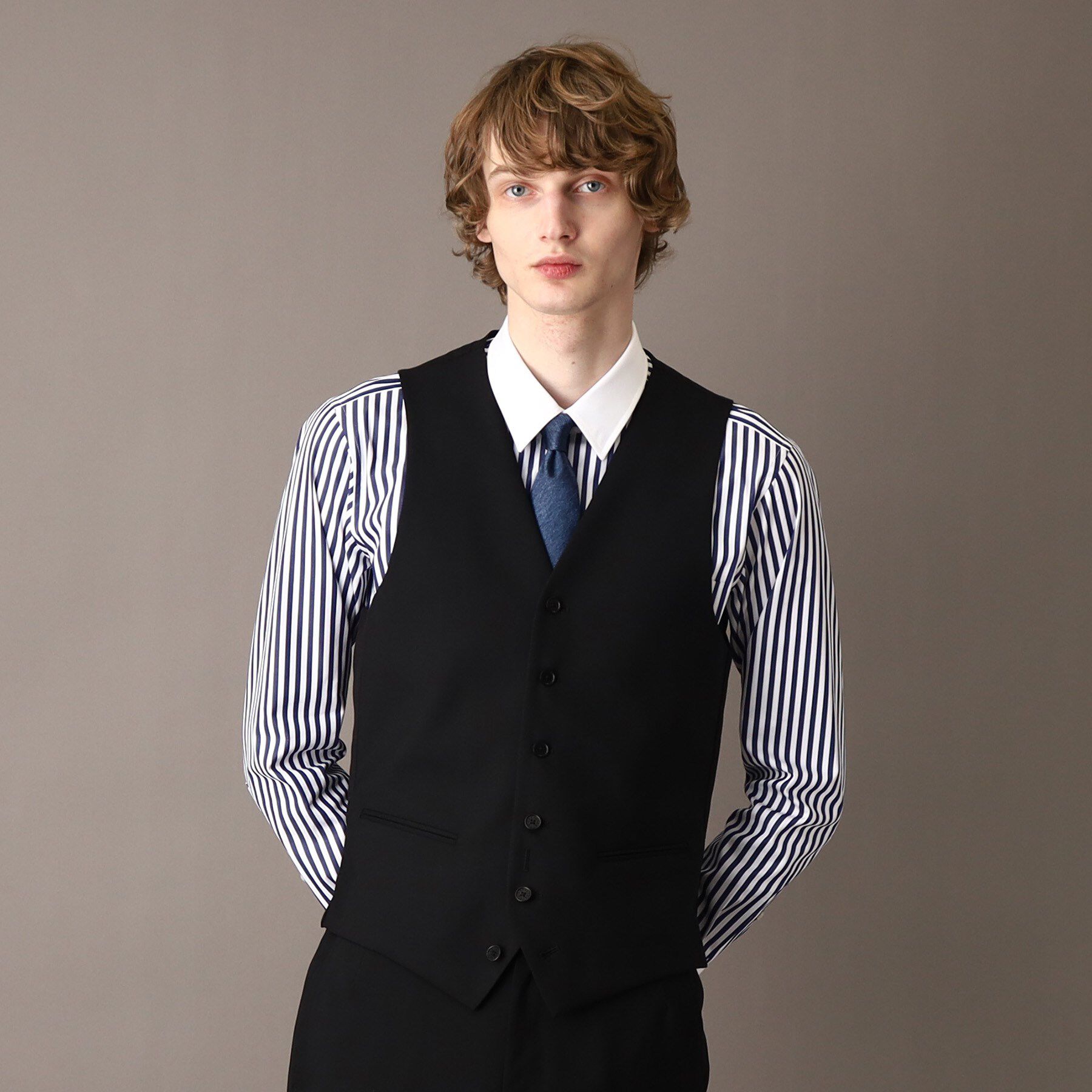 DRESSTERIOR「【セットアップ可】スリーピース ジレ」|ベスト・ジレ|