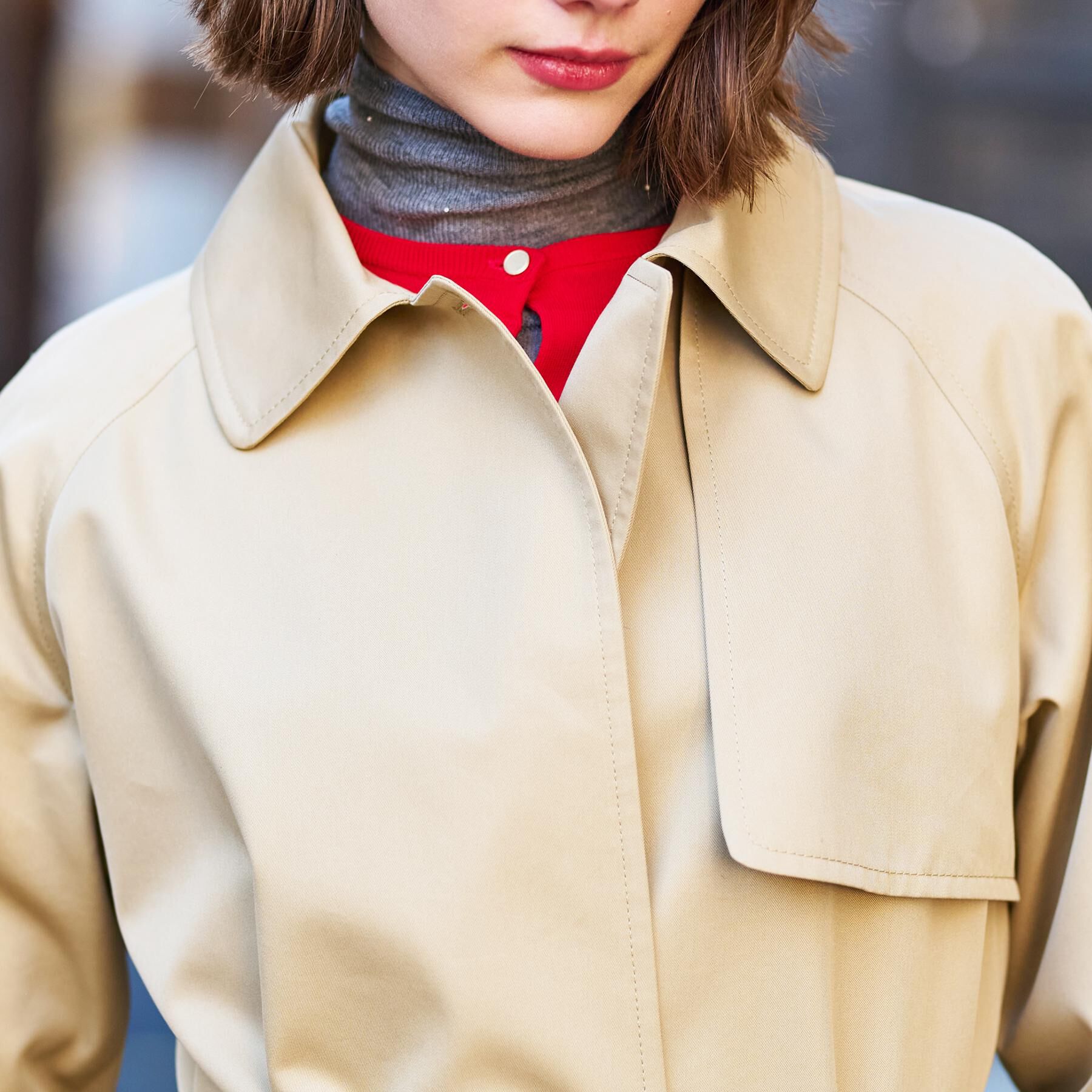 DRESSTERIOR「【上品/美シルエット】ライトトレンチコート」|トレンチコート|