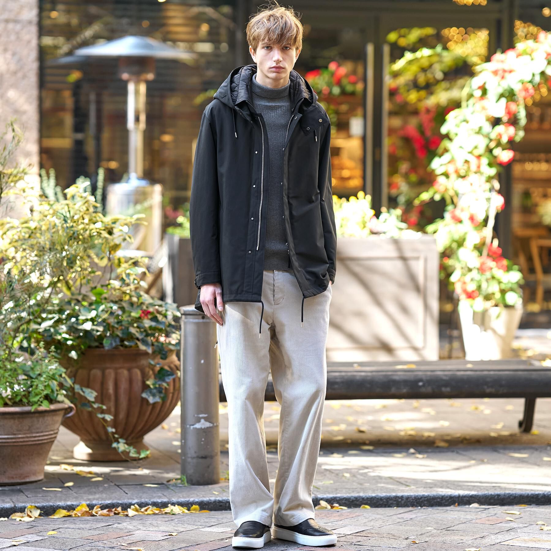 DRESSTERIOR「パデッドライト ショートモッズパーカー」|ミリタリー・モッズコート|